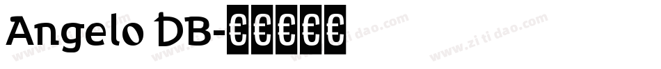 Angelo DB字体转换